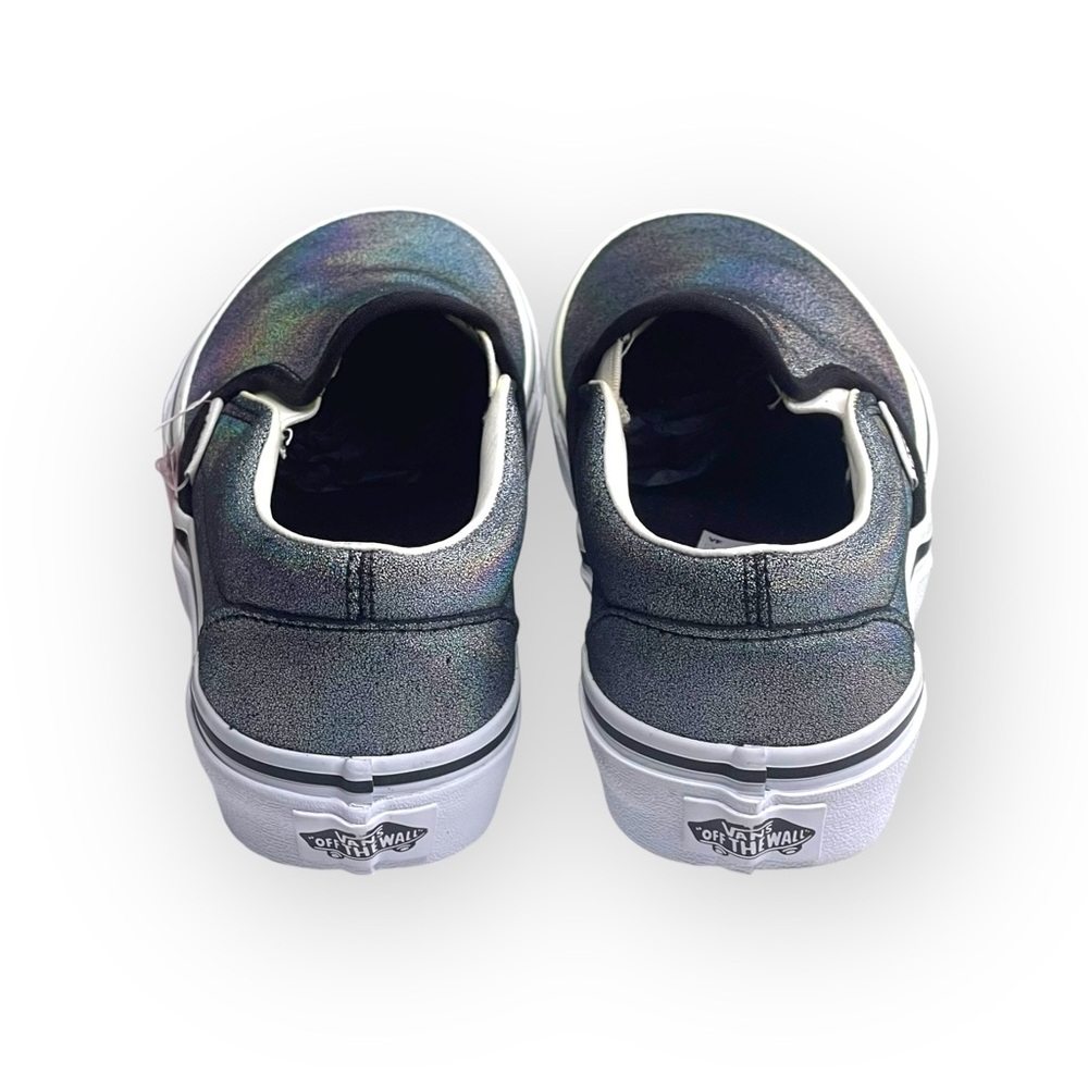 new Vans ™ ®✌︎︎ Prismatic Suede Slip On Sneakers ✌︎︎ Shiny Rainbow Reflective 6 - Picture 4 of 16